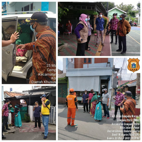 Penjemputan lansia untuk vaksinasi covid 19 diwilayah RW 04